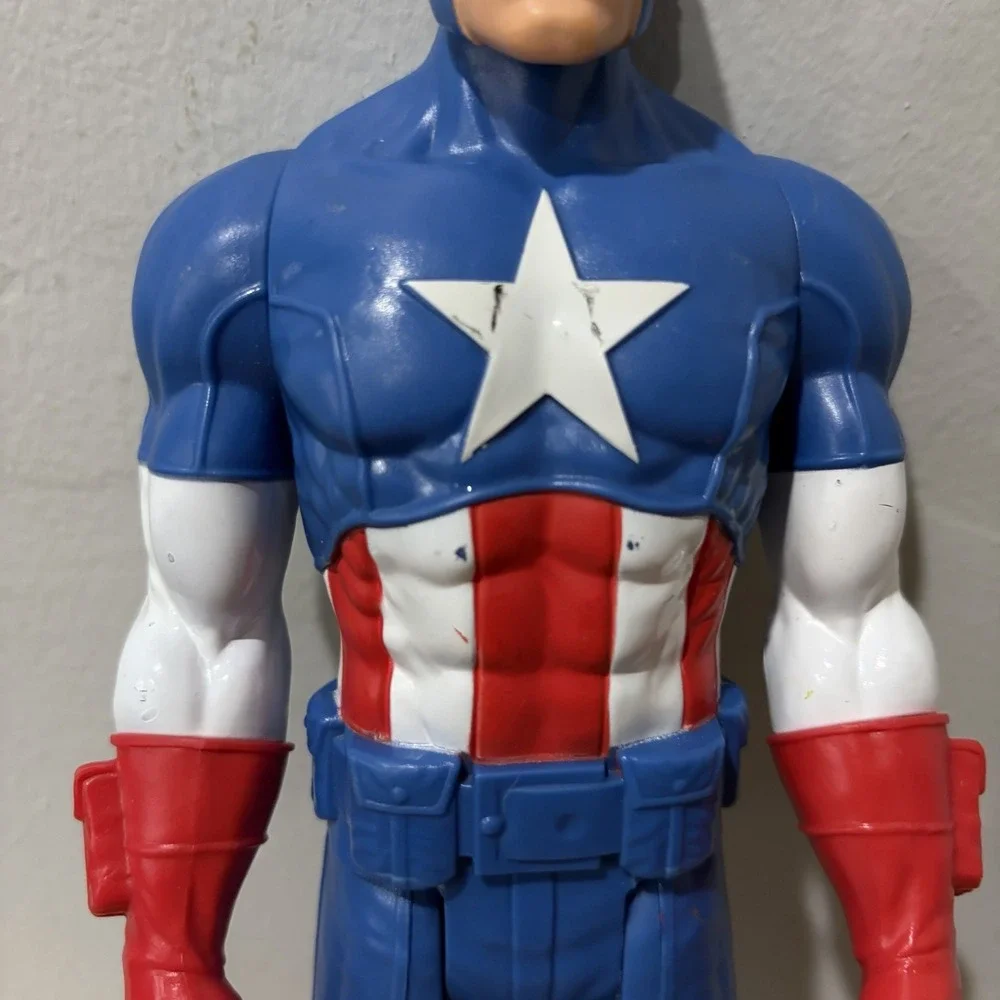 Captain America 12 Inch‎ Action Figure Marvel Avengers Titan 2013 Hasbro
